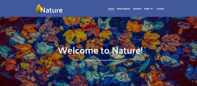 Nature template gratuit pour Joomla 4