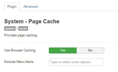 Joomla Plugin cache 15 points to check before launching your website