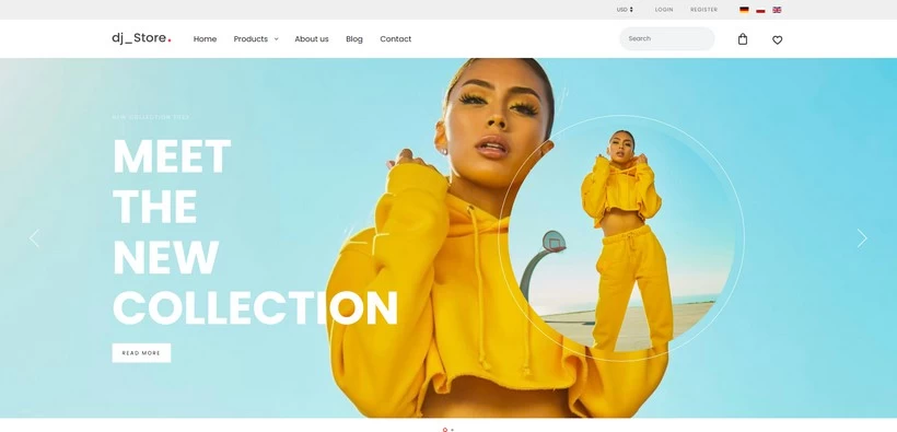 DJ-FashionStore - ecommerce Joomla template