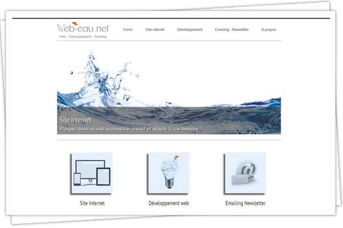 2nd redesign of web-eau.net's website